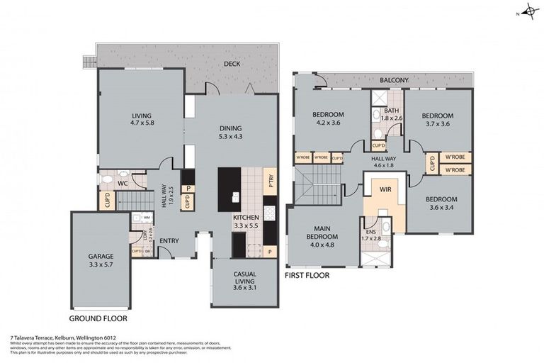 Photo of property in 7 Talavera Terrace, Kelburn, Wellington, 6012