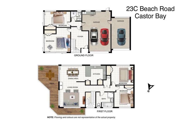 Photo of property in 3/23 Beach Road, Castor Bay, Auckland, 0620