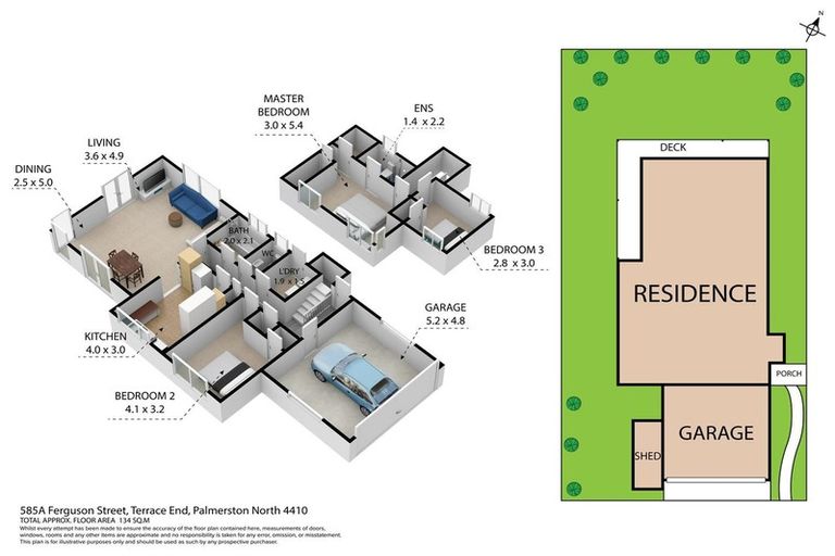 Photo of property in 585a Ferguson Street, Terrace End, Palmerston North, 4410