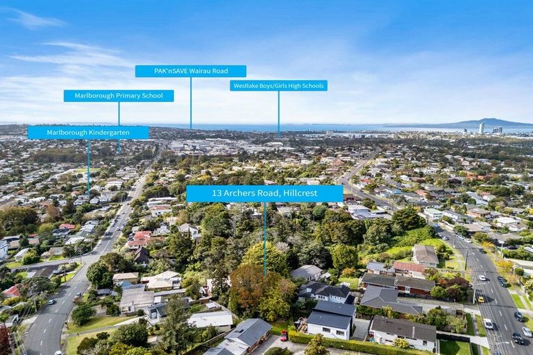 Photo of property in 13 Archers Road, Hillcrest, Auckland, 0629
