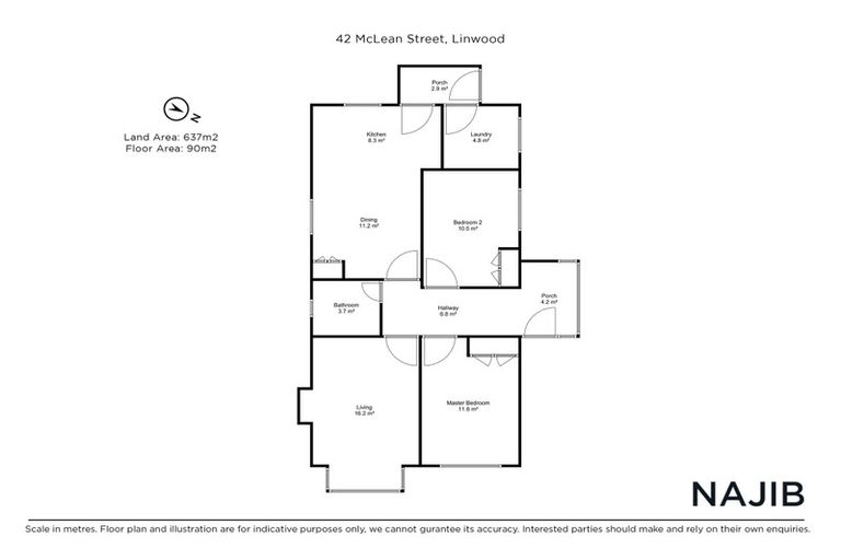 Photo of property in 42 Mclean Street, Linwood, Christchurch, 8062