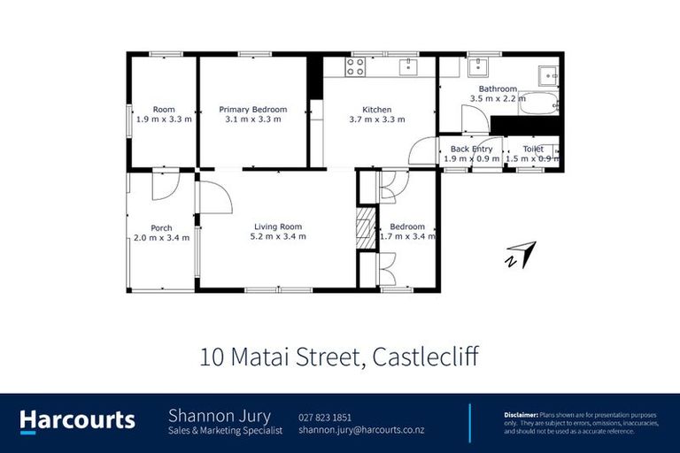 Photo of property in 10 Matai Street, Castlecliff, Whanganui, 4501