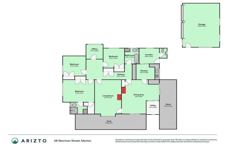 Photo of property in 68 Skerman Street, Marton, 4710