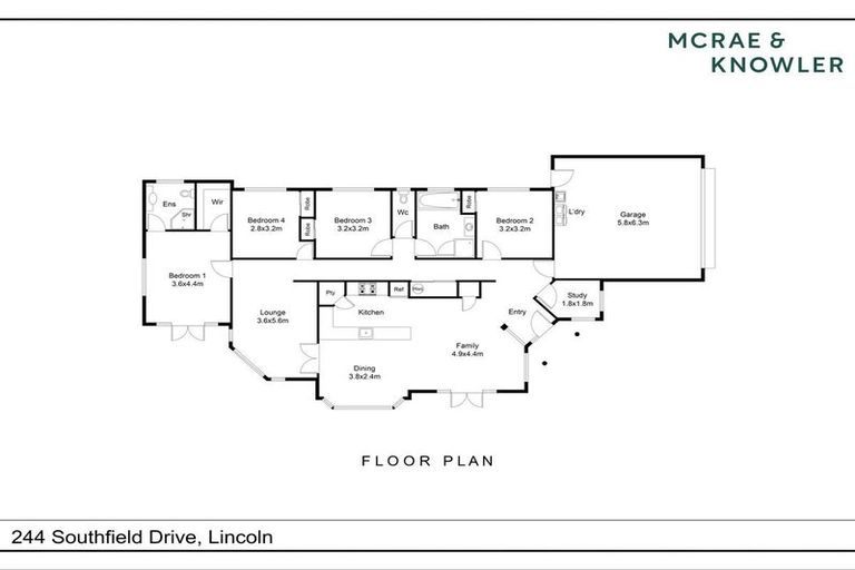 Photo of property in 244 Southfield Drive, Lincoln, 7608