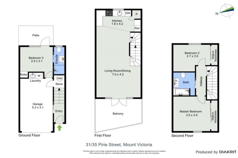 Photo of property in Pirie Street Townhouses, 31/35 Pirie Street, Mount Victoria, Wellington, 6011