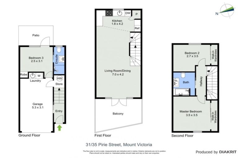 Photo of property in Pirie Street Townhouses, 31/35 Pirie Street, Mount Victoria, Wellington, 6011