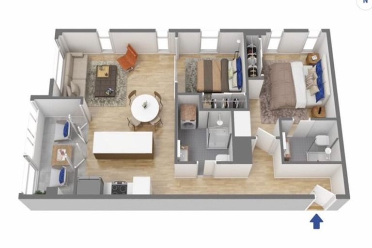 Photo of property in Frank Sargeson Apts, 503/80 Anzac Street, Takapuna, Auckland, 0622