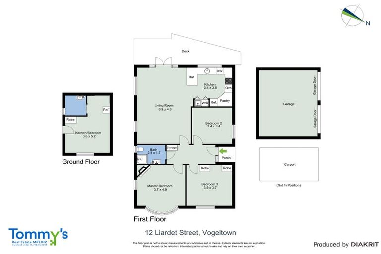 Photo of property in 12 Liardet Street, Vogeltown, Wellington, 6021