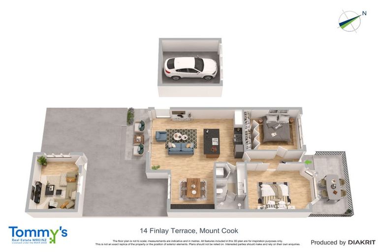 Photo of property in 14 Finlay Terrace, Mount Cook, Wellington, 6021