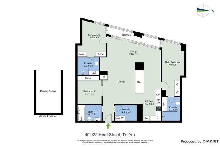 Photo of property in Chaffers Dock, 401/22 Herd Street, Te Aro, Wellington, 6011