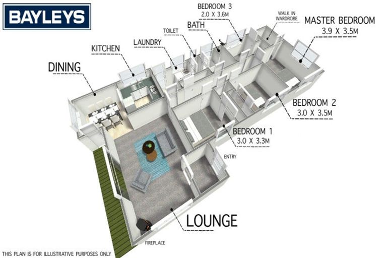 Photo of property in 21 Rewa Street, Inglewood, 4330