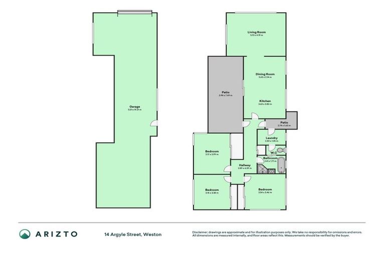 Photo of property in 14 Argyle Street, Weston, Oamaru, 9401