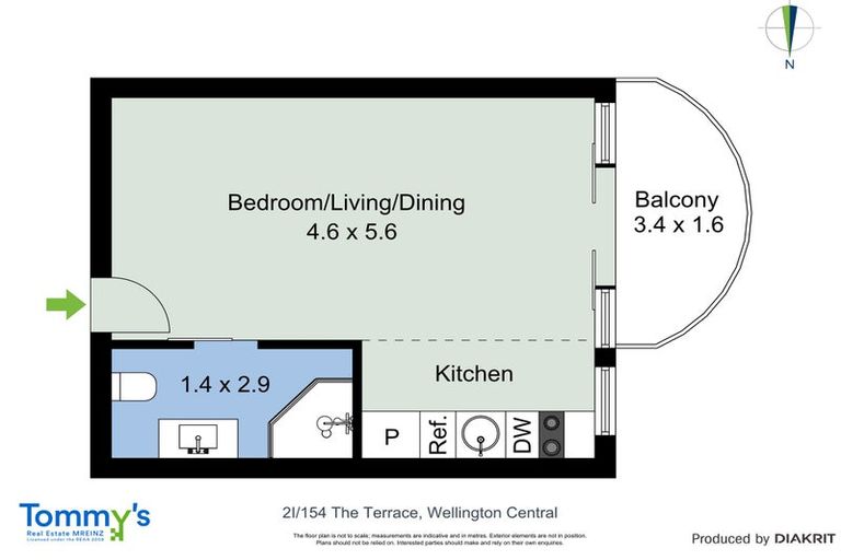 Photo of property in Atrium Apartments, 2i/154 The Terrace, Wellington Central, Wellington, 6011