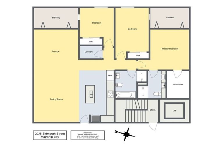 Photo of property in The Georgian, 13/8 Sidmouth Street, Mairangi Bay, Auckland, 0630