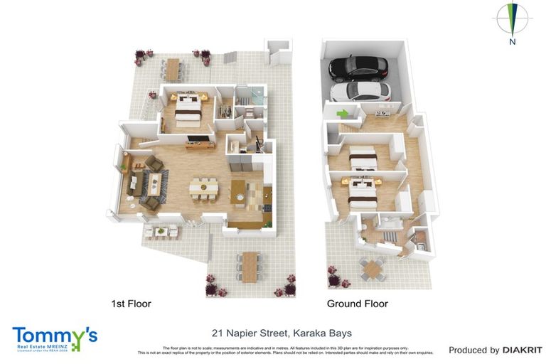 Photo of property in 21 Napier Street, Karaka Bays, Wellington, 6022