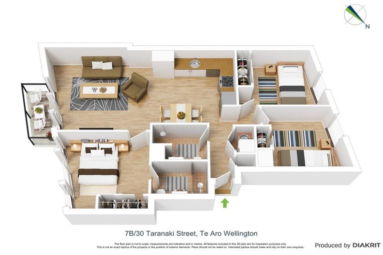 Photo of property in Elevate, 7b/30 Taranaki Street, Te Aro, Wellington, 6011
