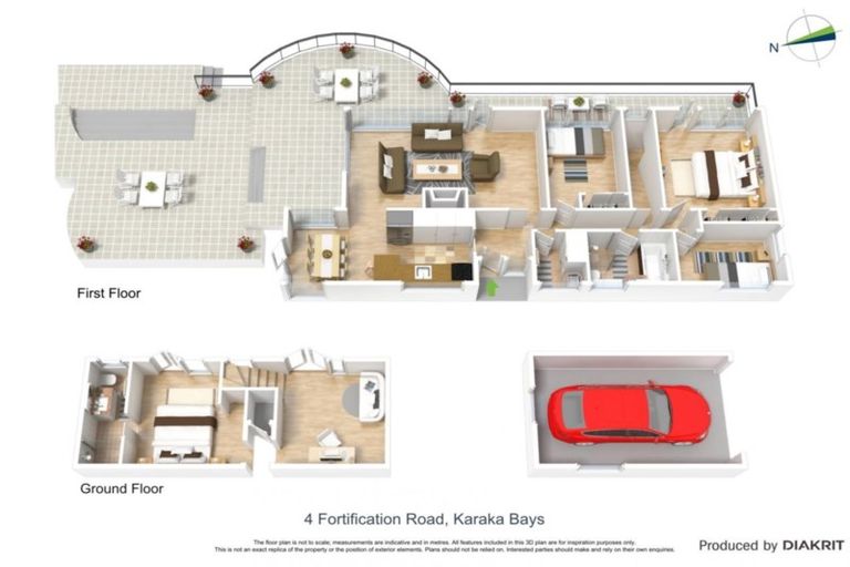 Photo of property in 4 Fortification Road, Karaka Bays, Wellington, 6022