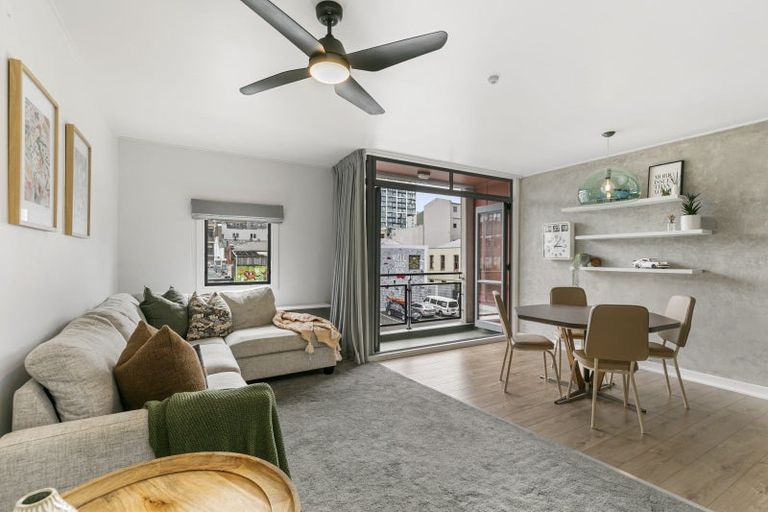 Photo of property in Hannahs Corner, 20/8 Leeds Street, Te Aro, Wellington, 6011