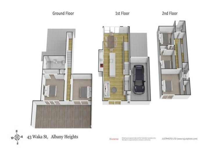 Photo of property in 43 Waka Street, Albany Heights, Auckland, 0632