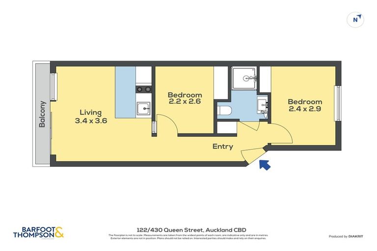 Photo of property in The Volt Apartments, 122/430 Queen Street, Auckland Central, Auckland, 1010