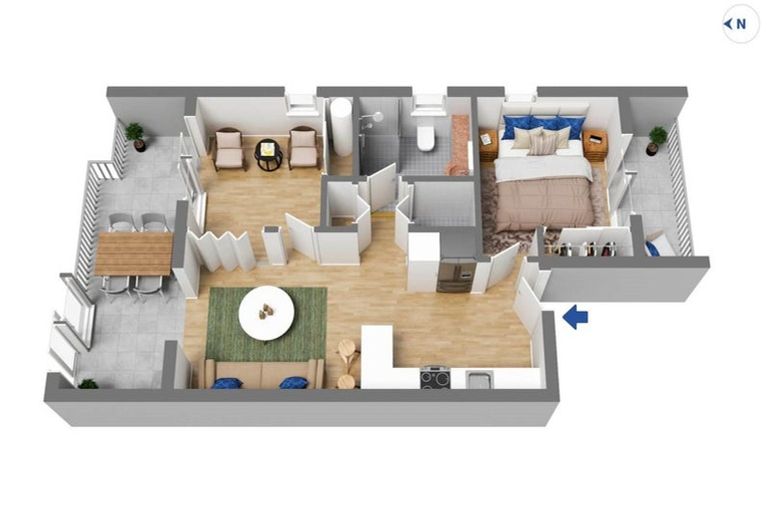 Photo of property in 13b/60 Masons Road, Oteha, Auckland, 0632