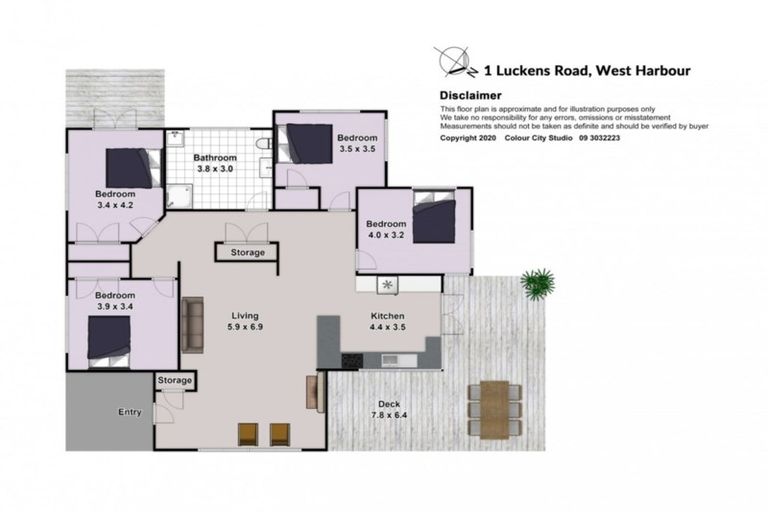 Photo of property in 1 Luckens Road, West Harbour, Auckland, 0618