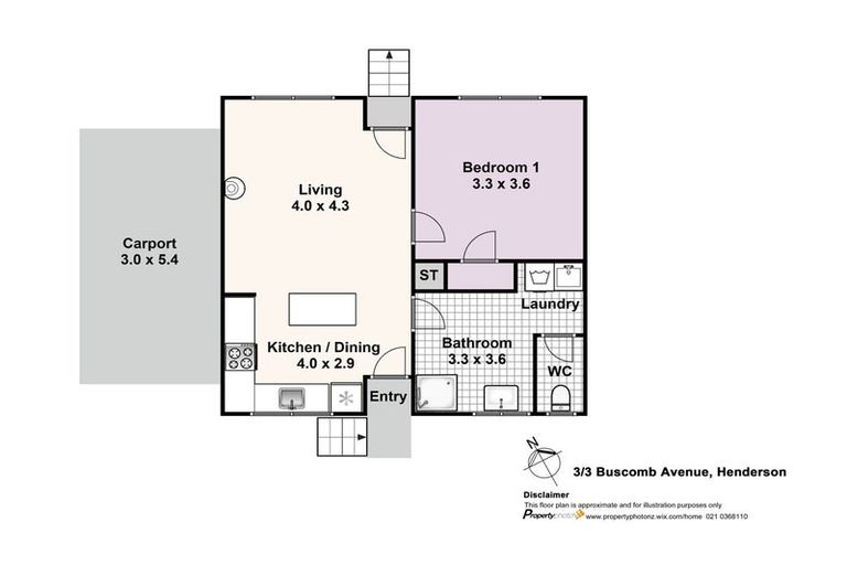 Photo of property in 3/3 Buscomb Avenue, Henderson, Auckland, 0610