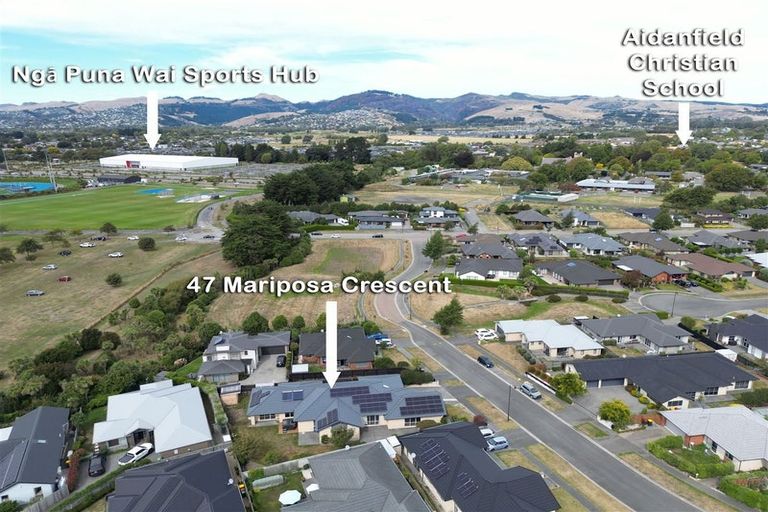 Photo of property in 47 Mariposa Crescent, Aidanfield, Christchurch, 8025