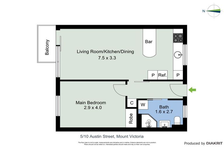 Photo of property in Kingsgate Flats, 10 Austin Street, Mount Victoria, Wellington, 6011