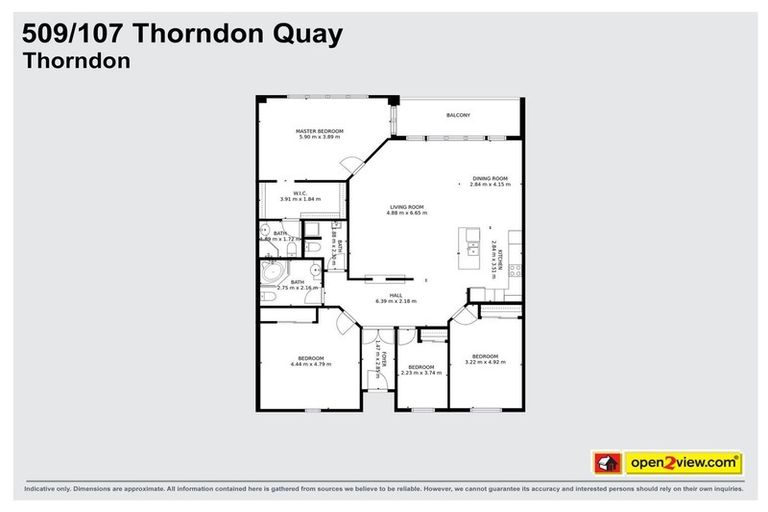 Photo of property in Stadium Garden Flats, 509/107 Thorndon Quay, Pipitea, Wellington, 6011