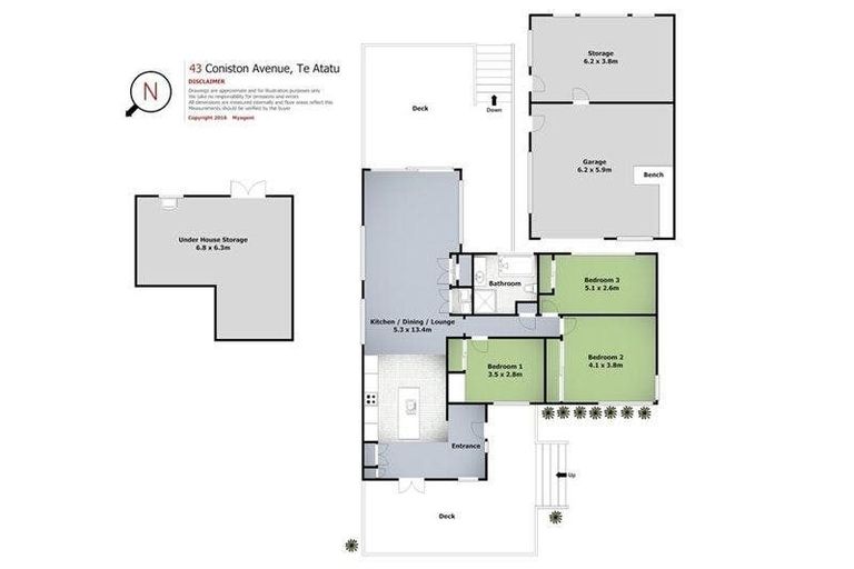 Photo of property in 43 Coniston Avenue, Te Atatu South, Auckland, 0610