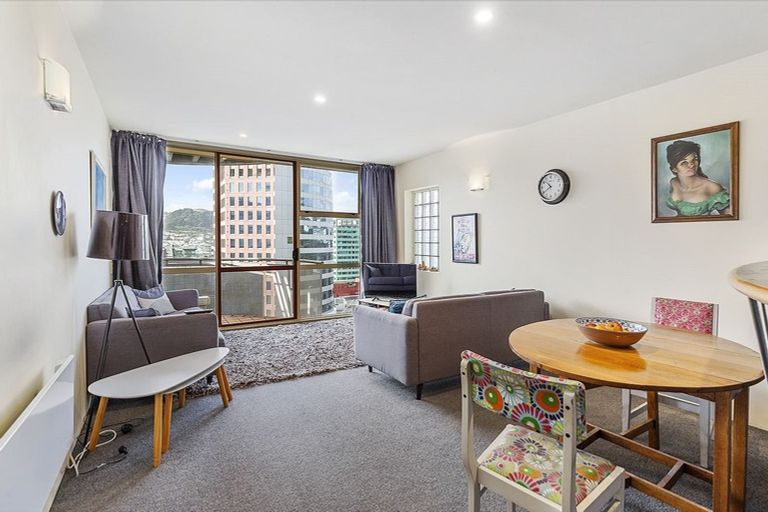 Photo of property in Sirocco Apartments, 607/8 Church Street, Wellington Central, Wellington, 6011