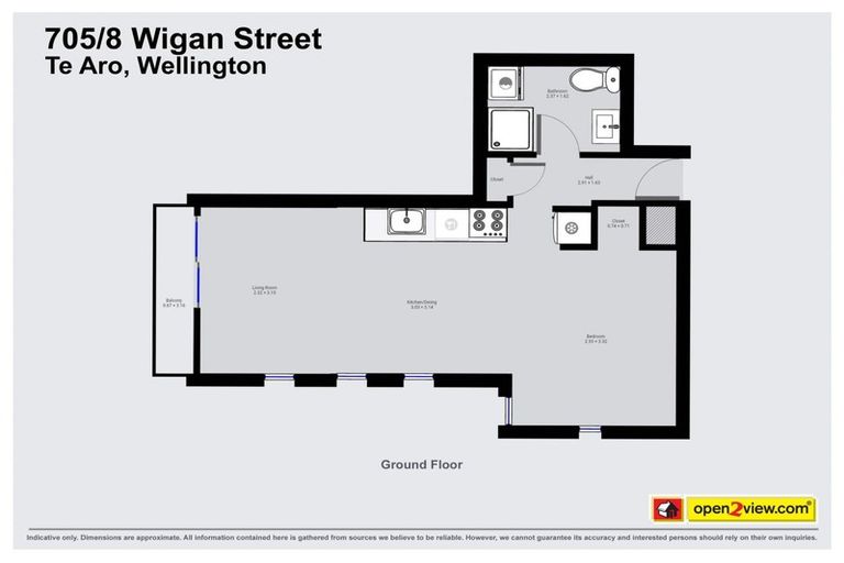 Photo of property in 705/8 Wigan Street, Te Aro, Wellington, 6011