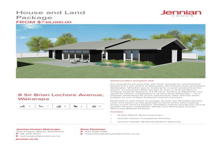 Photo of property in 8 Sir Brian Lochore Avenue, Masterton, 5810