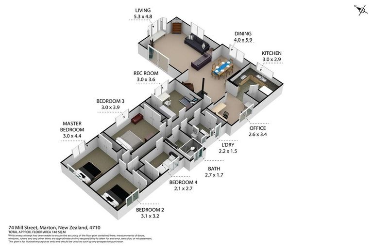 Photo of property in 74 Mill Street, Marton, 4710