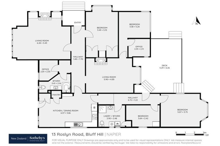 Photo of property in 13 Roslyn Road, Bluff Hill, Napier, 4110