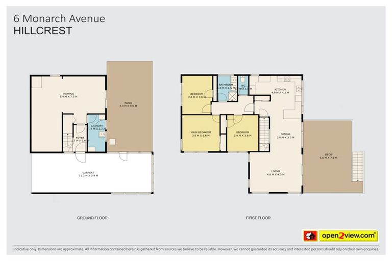 Photo of property in 6 Monarch Avenue, Hillcrest, Auckland, 0627