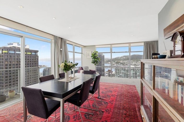 Photo of property in Jellicoe Towers, 191 The Terrace, Wellington Central, Wellington, 6011