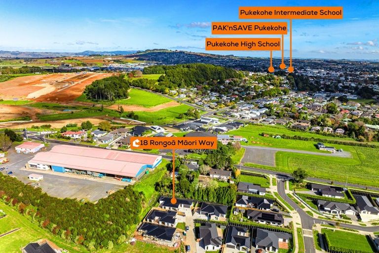 Photo of property in 18 Rongoa Maori Way, Pukekohe, 2120