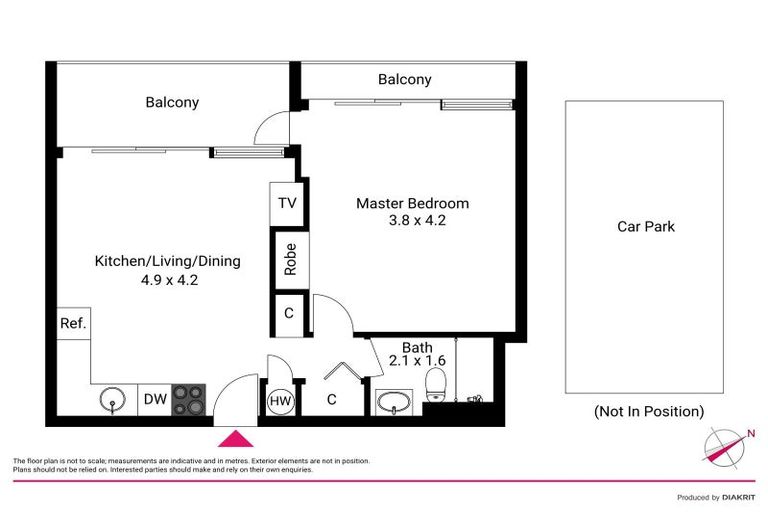 Photo of property in Sanctum Apartment, 10ua72 Ebor Street, Te Aro, Wellington, 6011