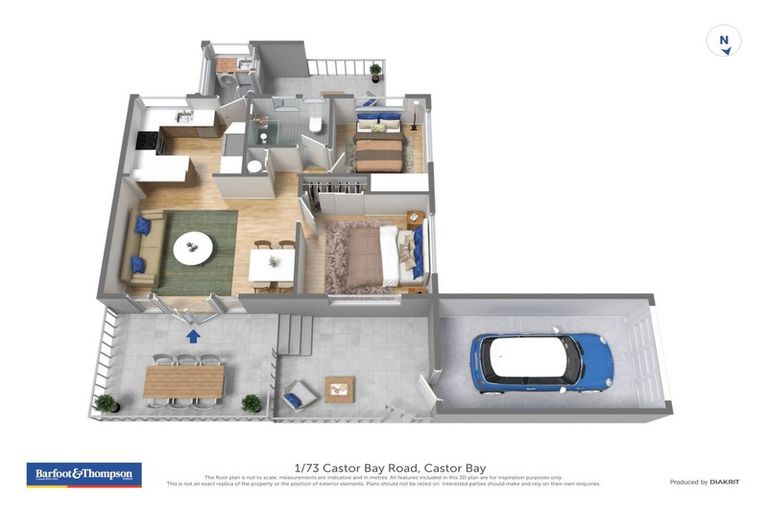 Photo of property in 1/73 Castor Bay Road, Castor Bay, Auckland, 0620