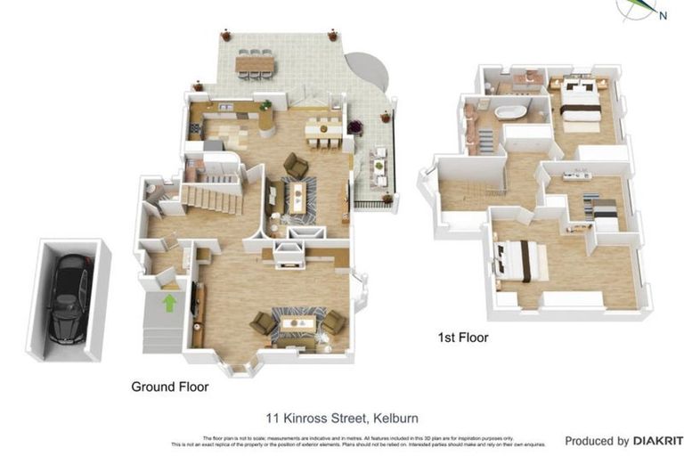 Photo of property in 11 Kinross Street, Kelburn, Wellington, 6012