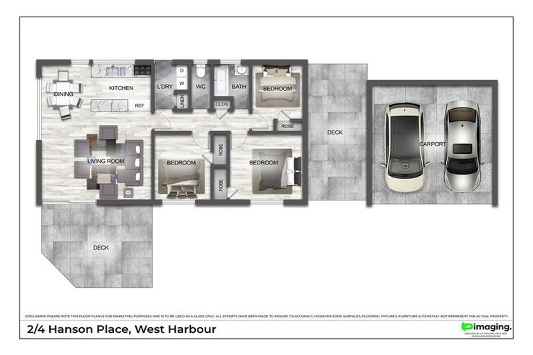 Photo of property in 2/4 Hanson Place, West Harbour, Auckland, 0618