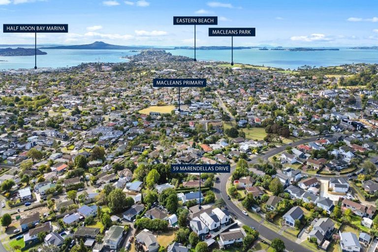 Photo of property in 59 Marendellas Drive, Bucklands Beach, Auckland, 2014