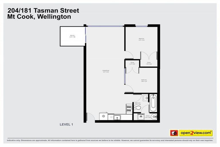 Photo of property in Detroit Apartments, 204/181 Tasman Street, Mount Cook, Wellington, 6021