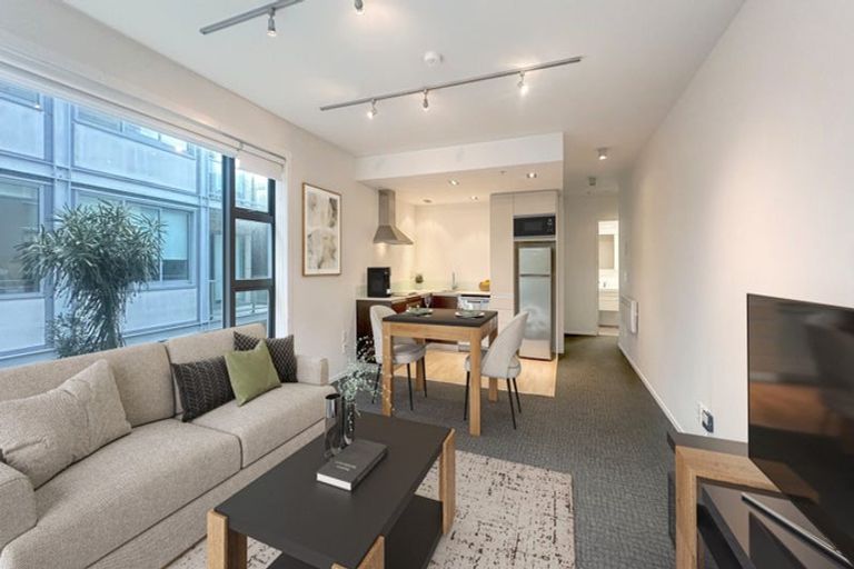 Photo of property in Revolucion Apartments, 301n/28 Torrens Terrace, Mount Cook, Wellington, 6011