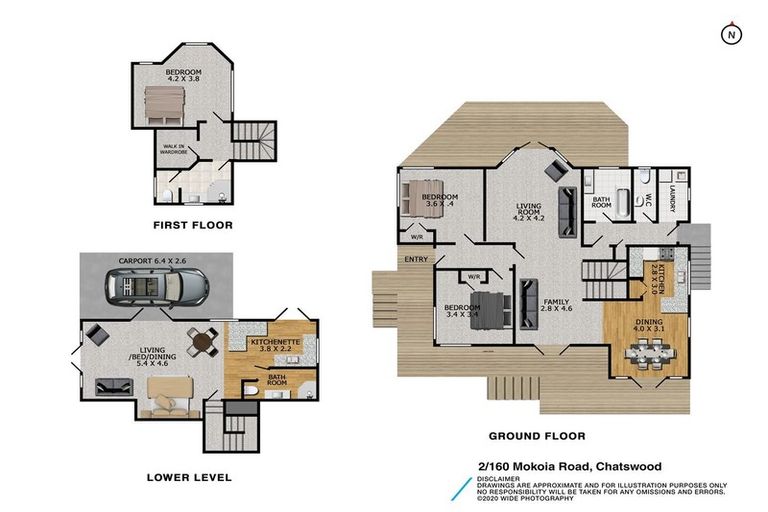 Photo of property in 2/160 Mokoia Road, Chatswood, Auckland, 0626