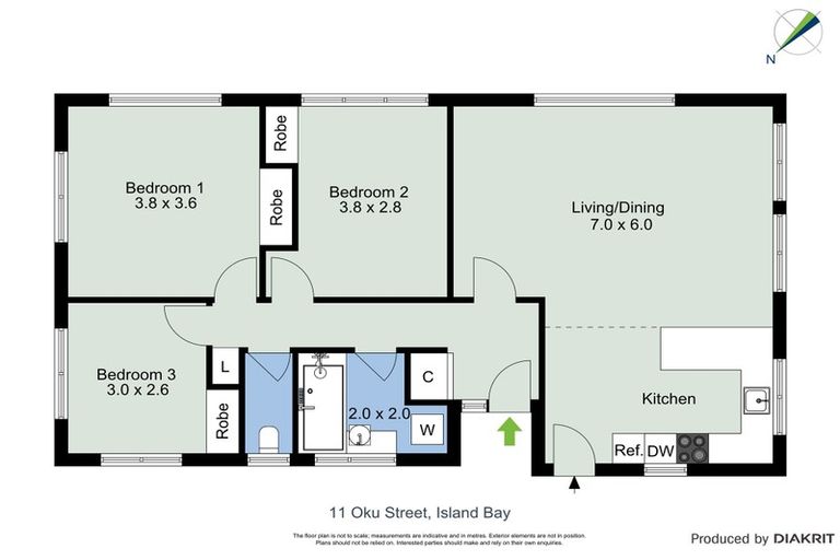 Photo of property in 11 Oku Street, Island Bay, Wellington, 6023