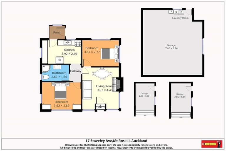 Photo of property in 17 Staveley Avenue, Mount Roskill, Auckland, 1041