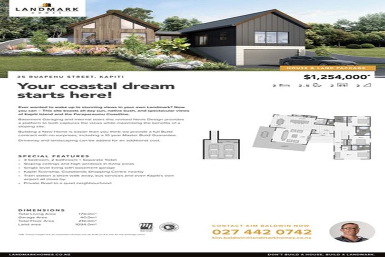 Photo of property in 35 Ruapehu Street, Paraparaumu, 5032